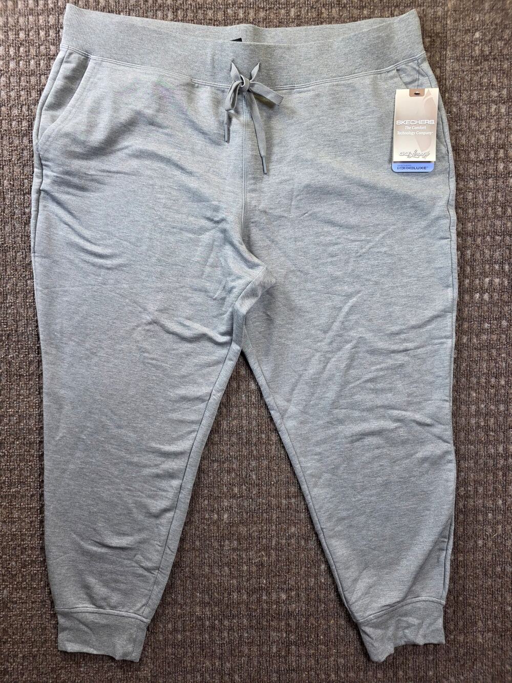 NEW Women's Sketchers Grey Jogger Sweatpants Size XXL